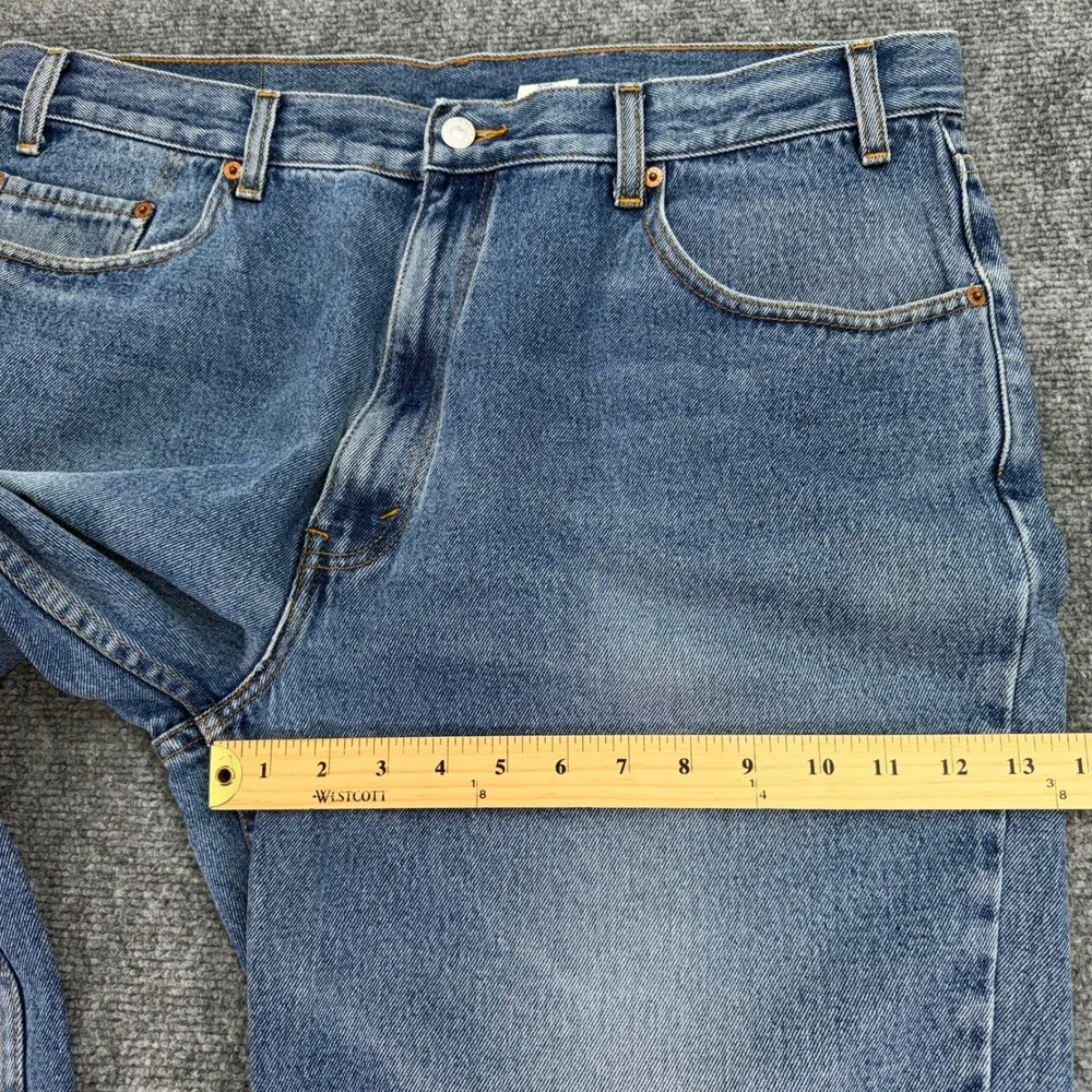 Levis Jeans Mens 40x30 (Fits 39x30) Blue 550 Relaxed Fit Vintage Denim 2002 READ